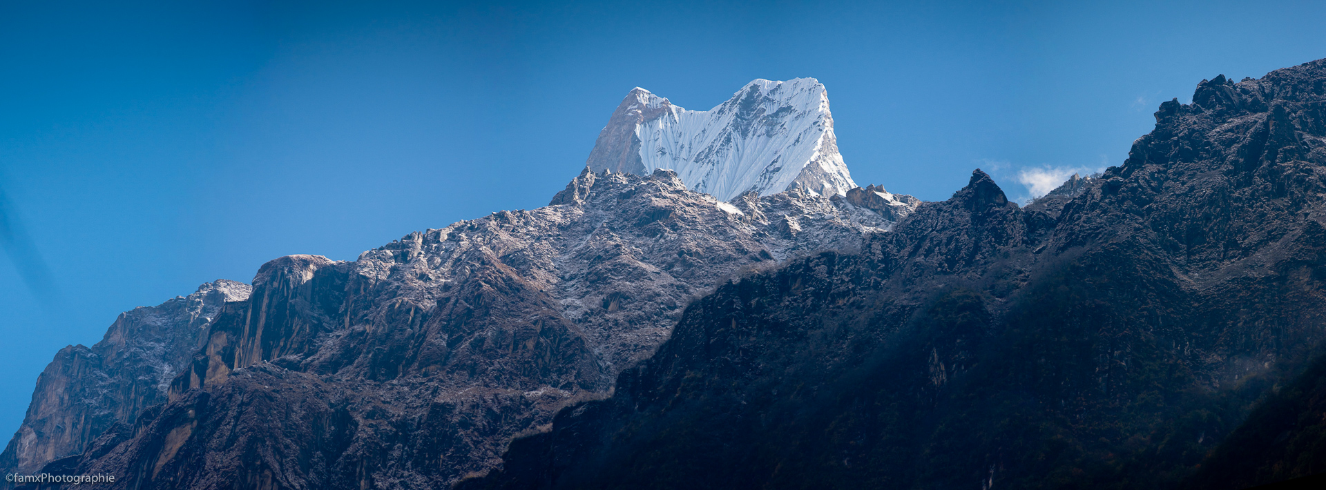 LensTagger, Machapuchare 6993m, Népal, Sanctuaire des Annapurnas (Famx40d11_6474-8)