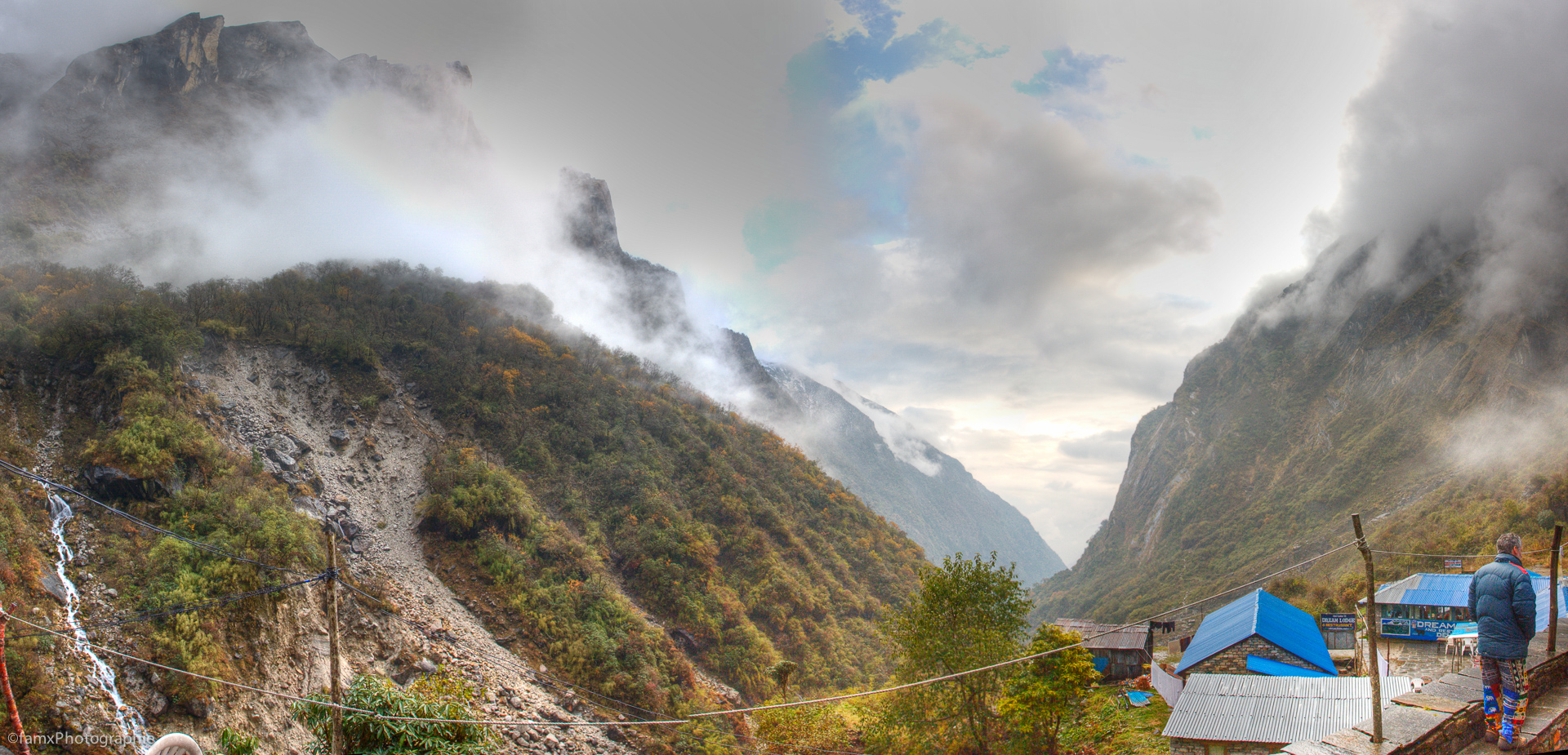 Deurali 3200, HDR, Népal, Sanctuaire des Annapurnas (Famx40dd11_5420-4)