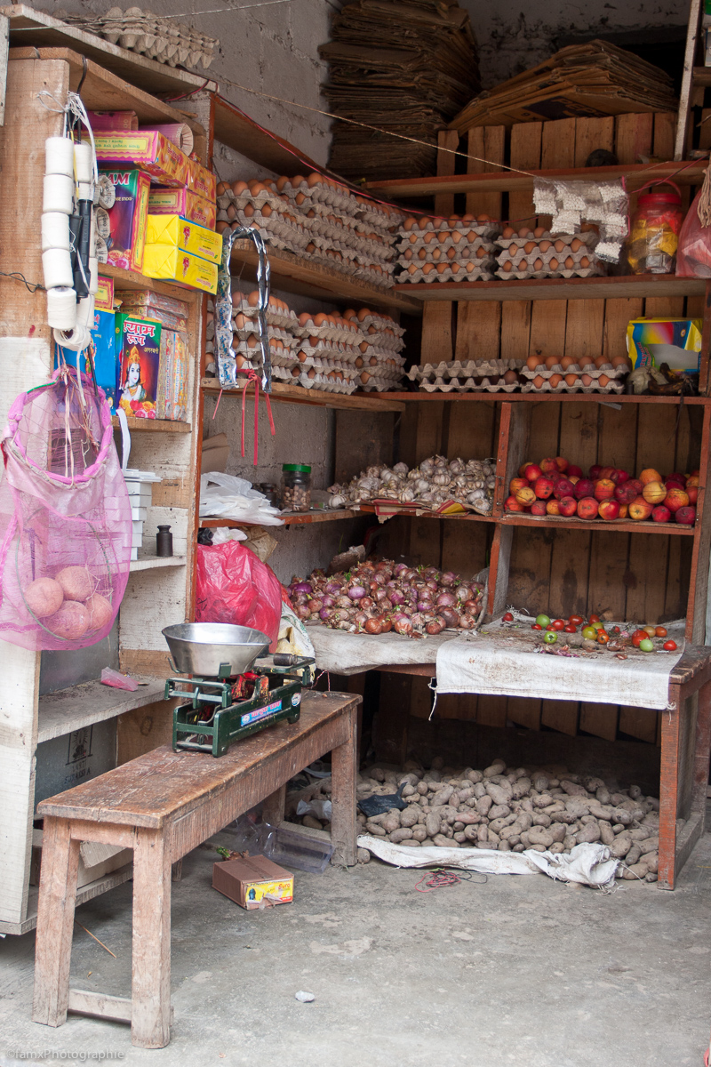 Birethanti, Marché, Népal, Sanctuaire des Annapurnas (Famx40dd11_6243)