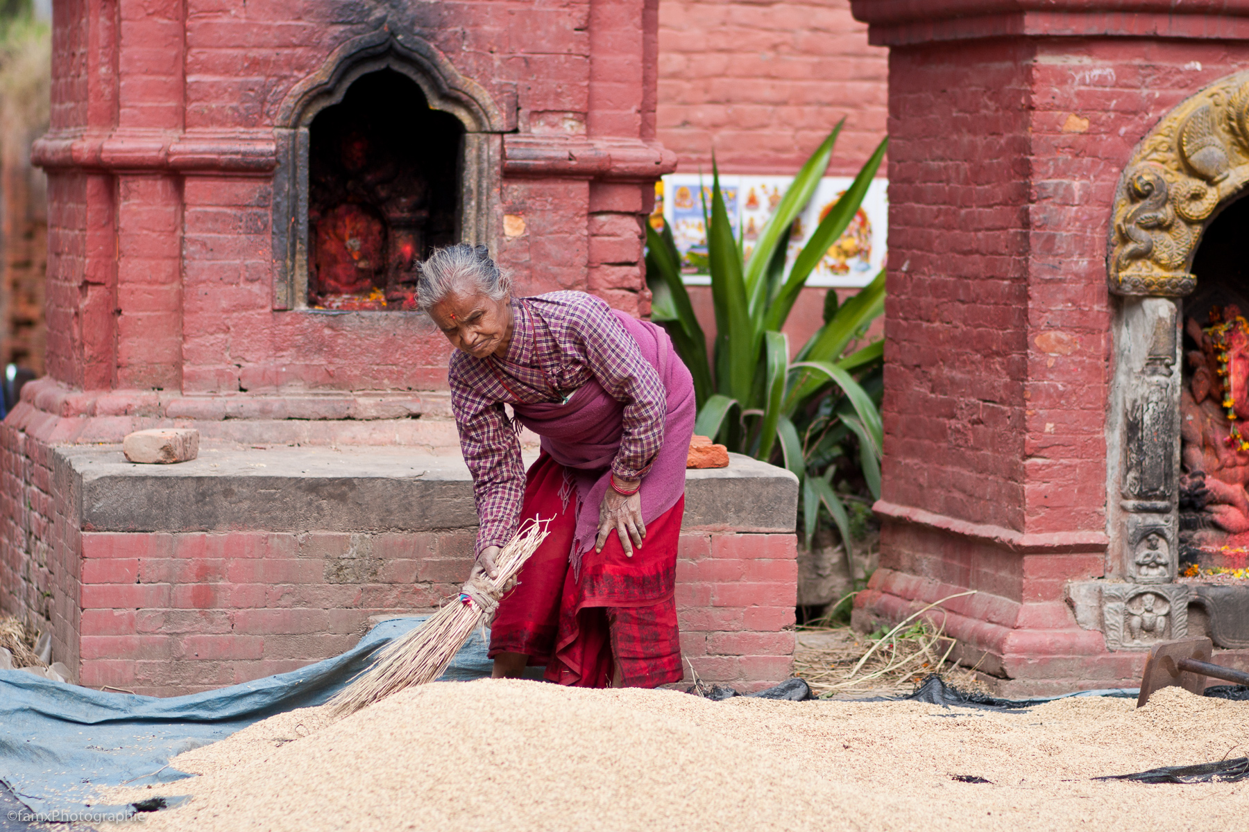 Bhaktapur, Népal, Personnage (Famx40d11_6836)