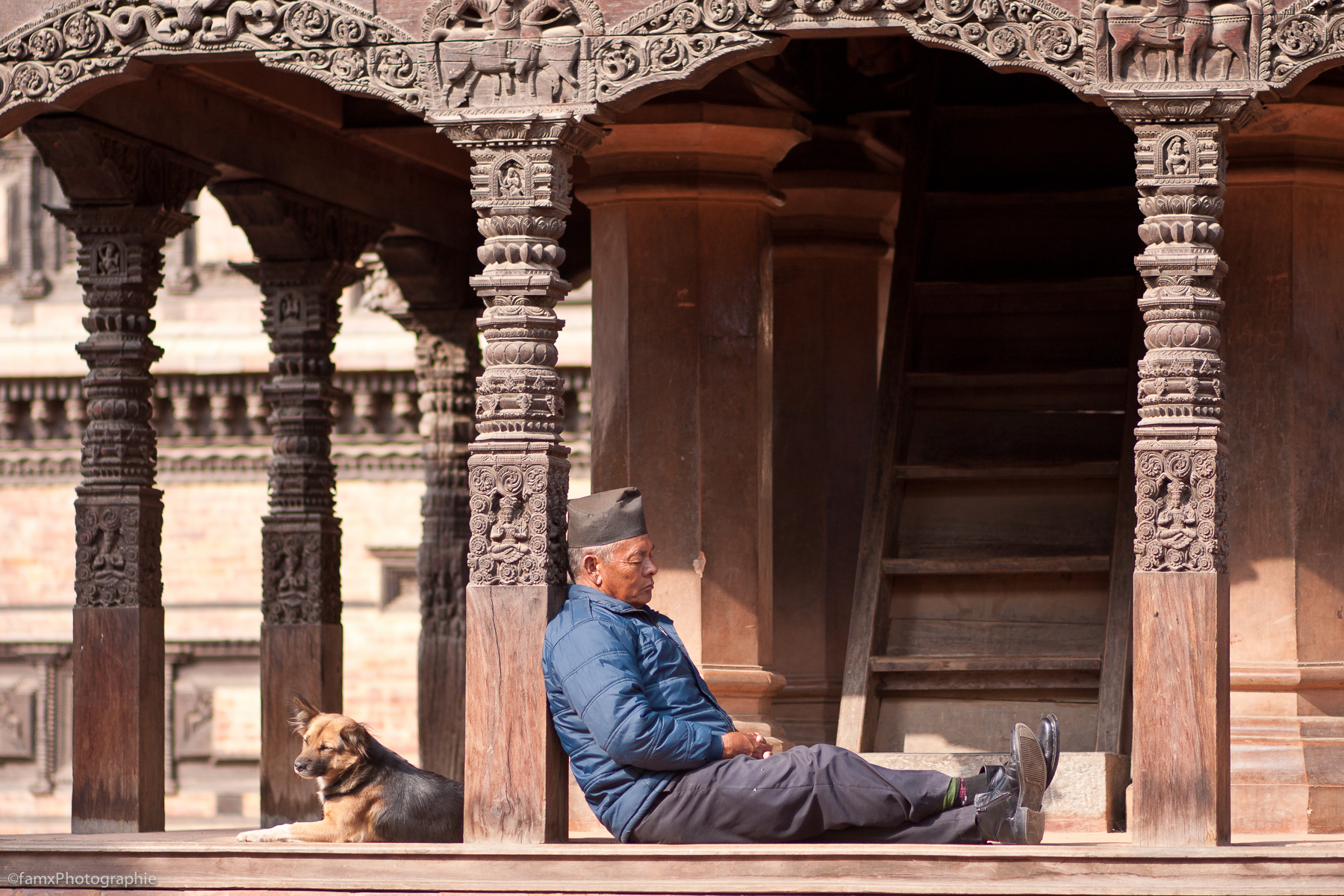 Bhaktapur, Népal, Personnage (Famx40d11_6864)