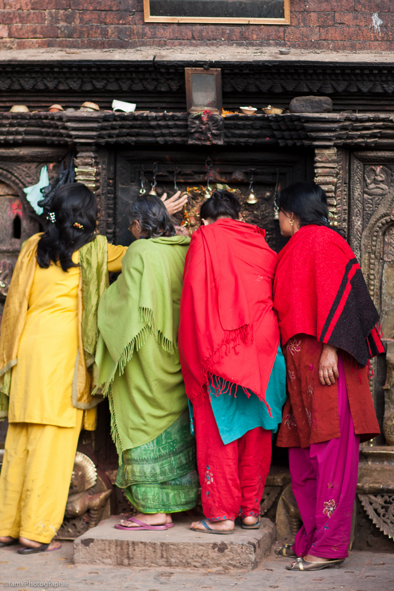 Bhaktapur, Népal, Personnage, Temple (Famx40d11_6912)