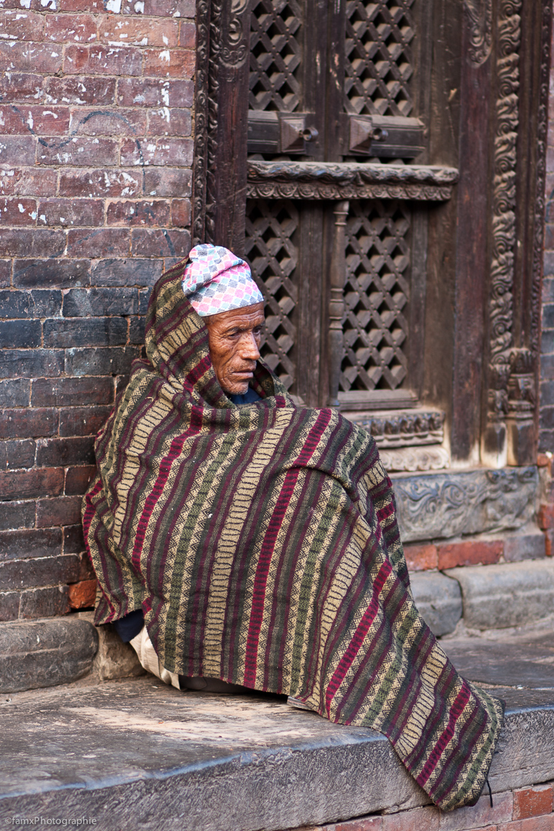 Bhaktapur, Népal, Personnage (Famx40d11_6923)