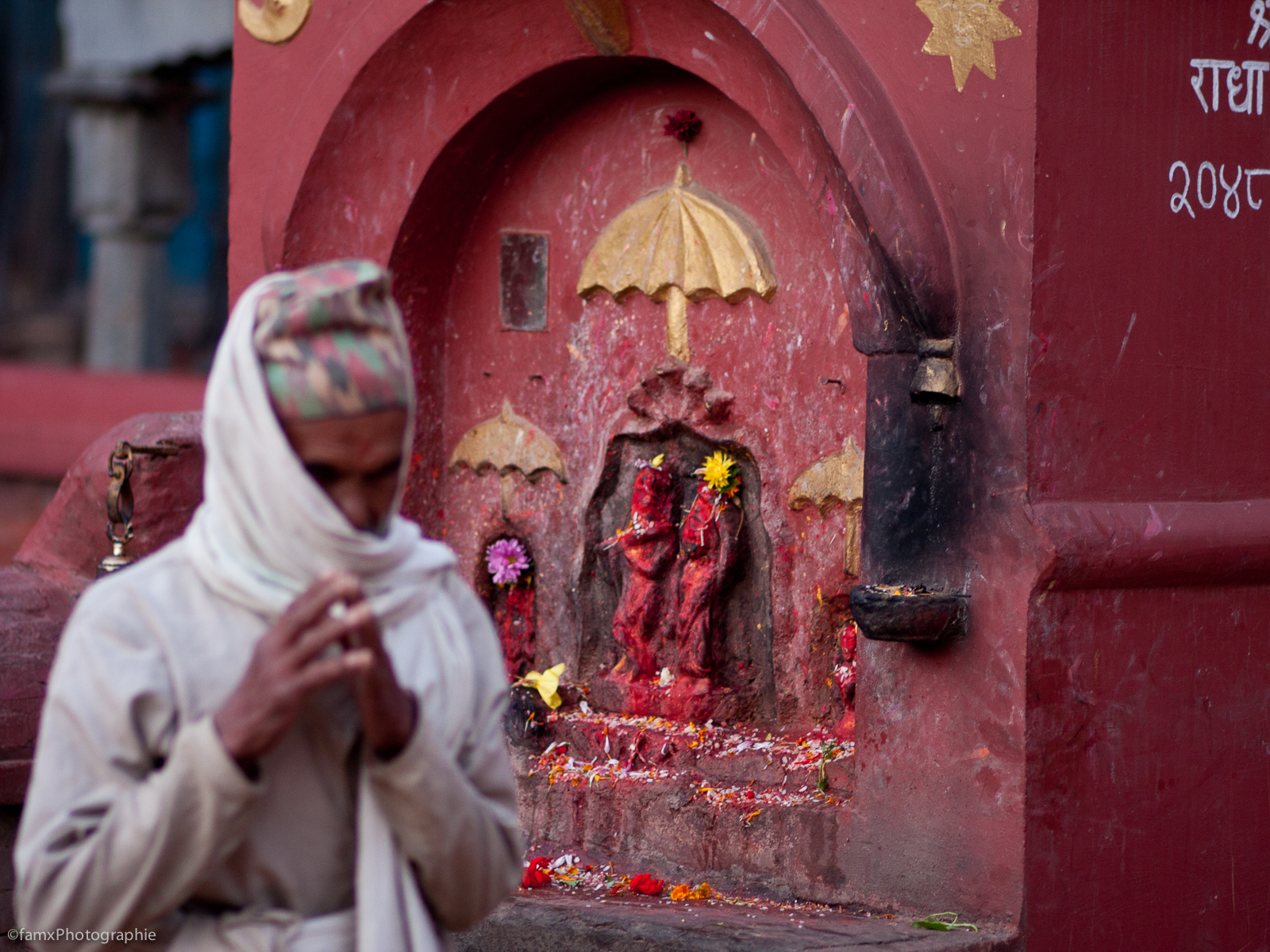 Bhaktapur, Népal, Personnage, Temple (Famx40d11_6929)