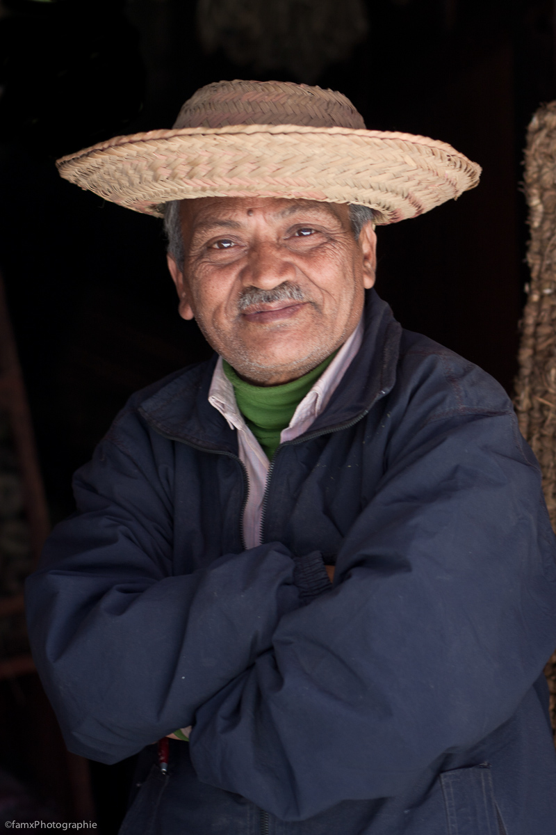 Népal, Patan, Personnage (Famx40d11_7425ps)