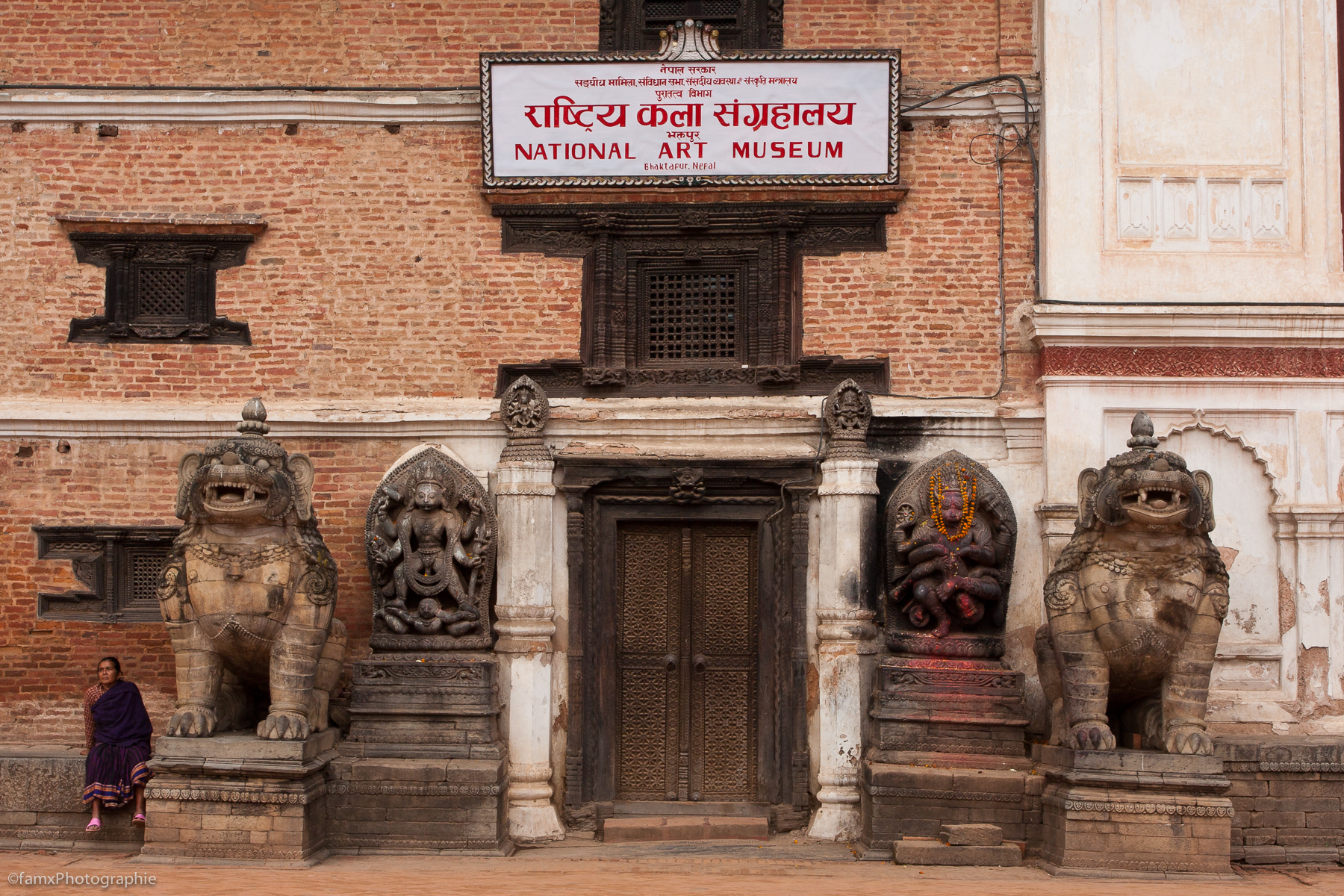 Bhaktapur, Népal, Personnage (Famx40dd11_6416)