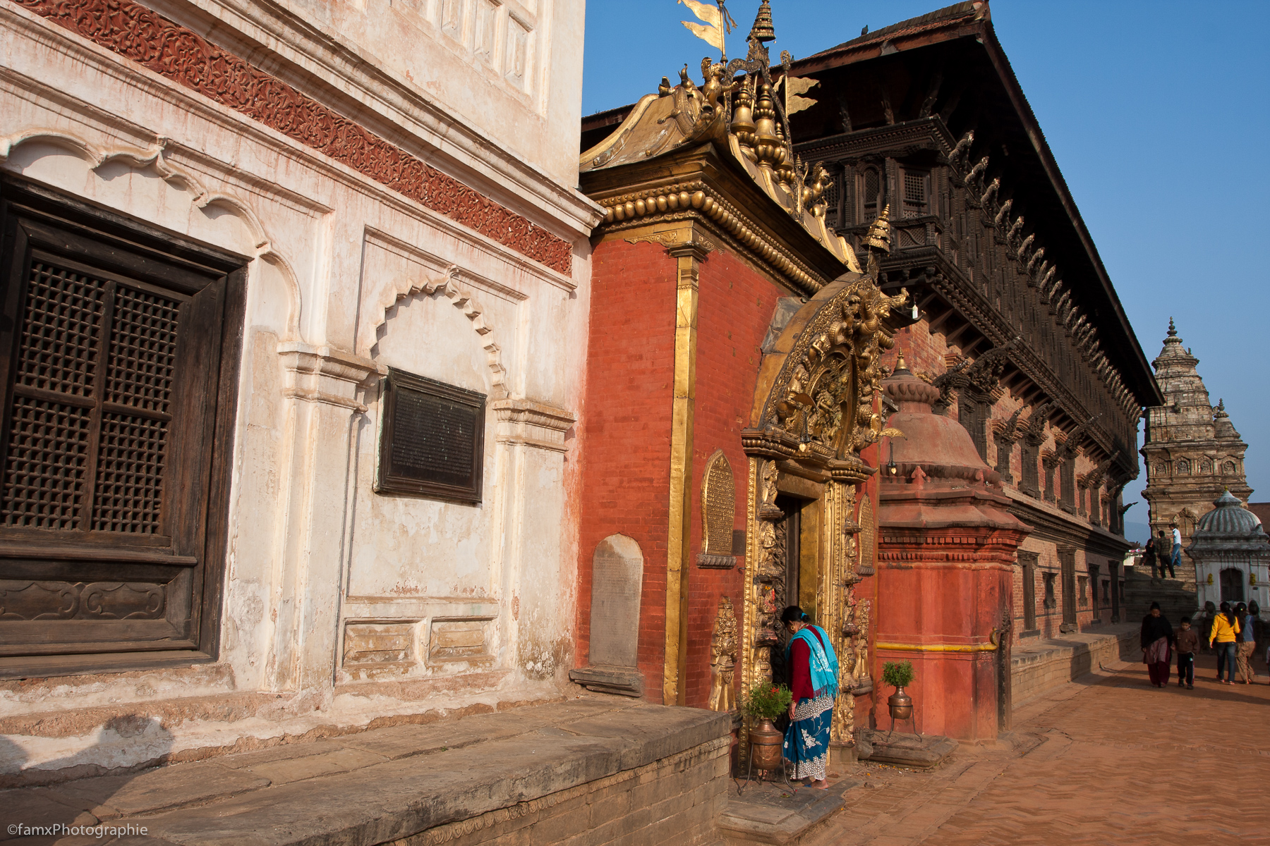 Bhaktapur, Népal, Temple (Famx40dd11_6450)