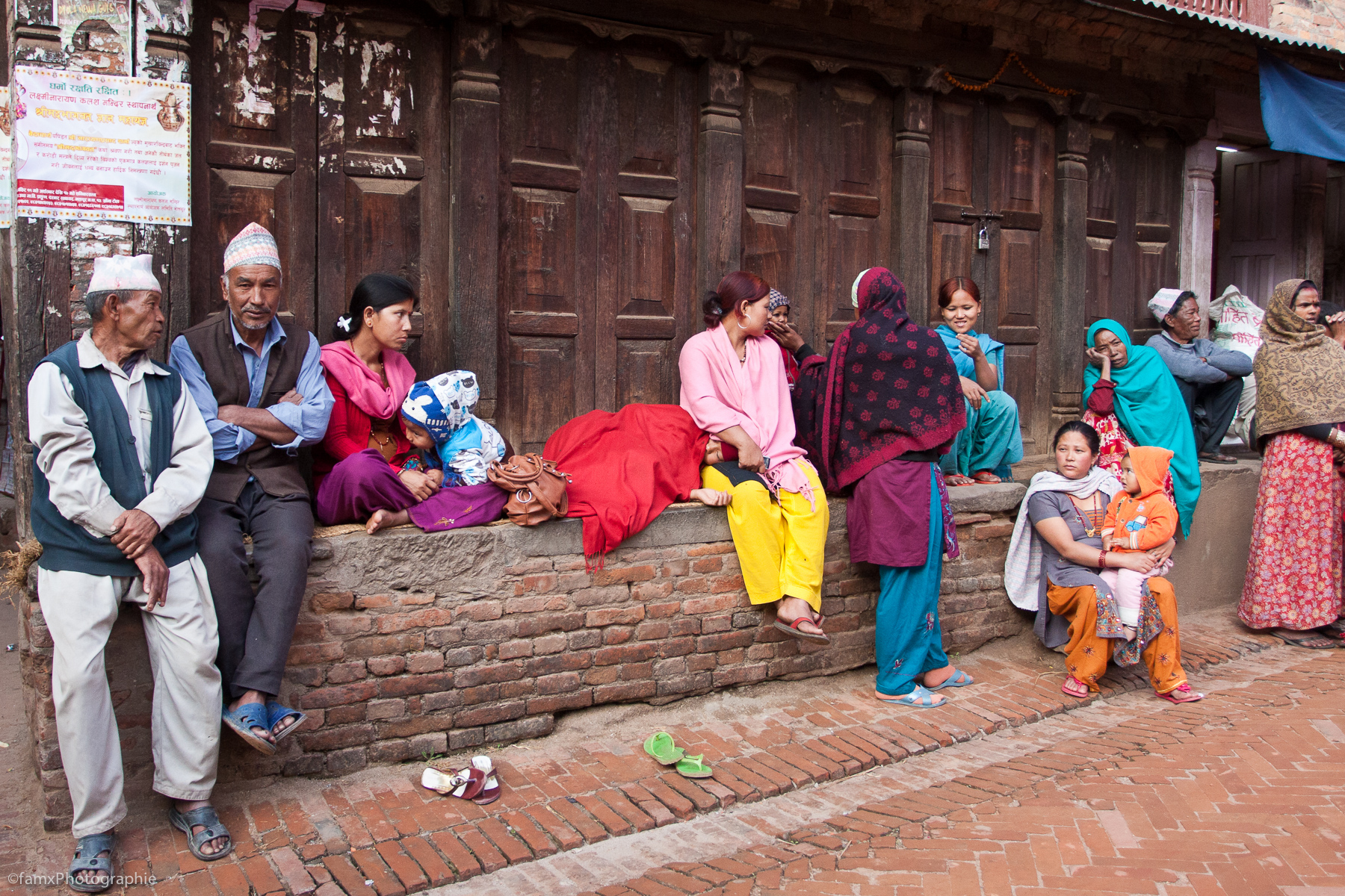Bhaktapur, Népal, Personnage (Famx40dd11_6466)