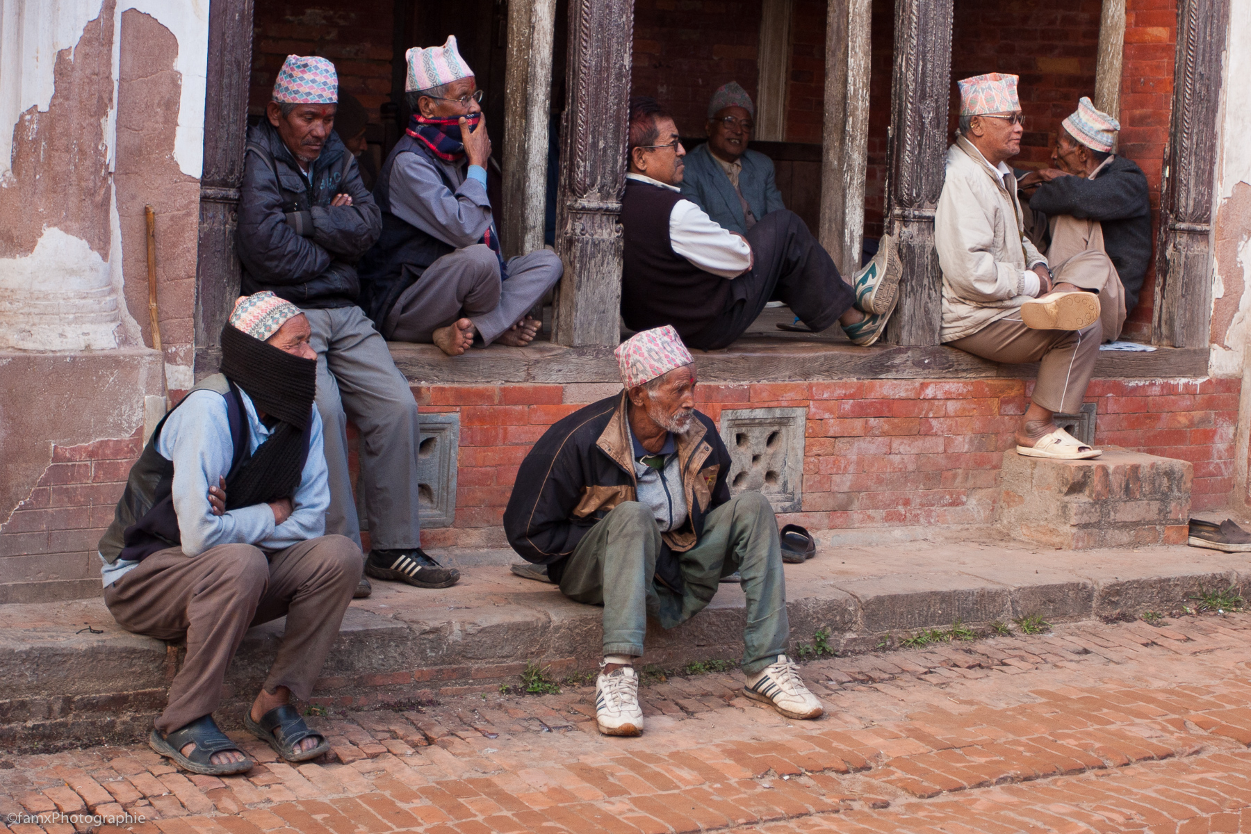 Bhaktapur, Népal, Personnage (Famx40dd11_6535)