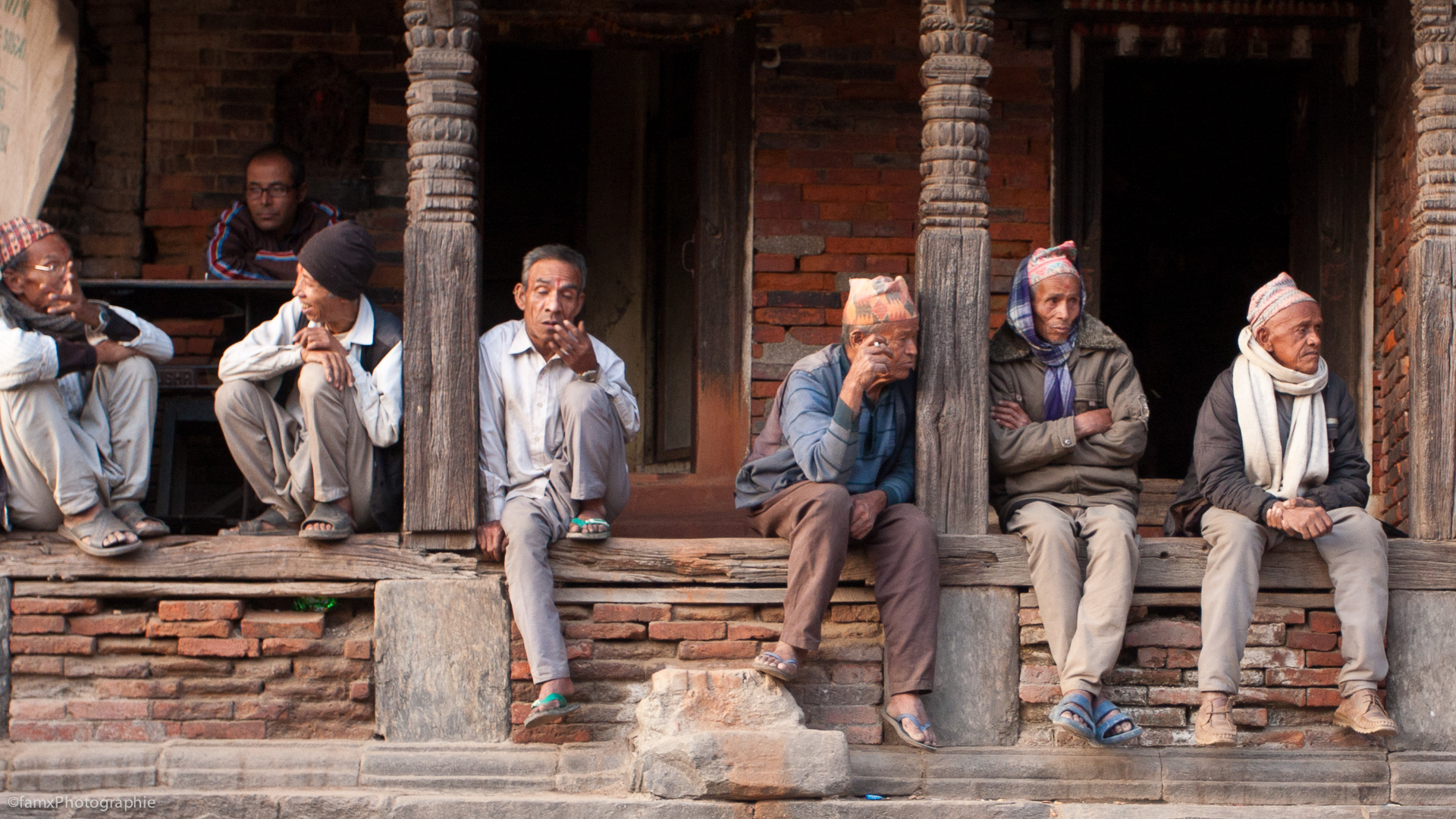 Bhaktapur, Népal, Personnage (Famx40dd11_6551)