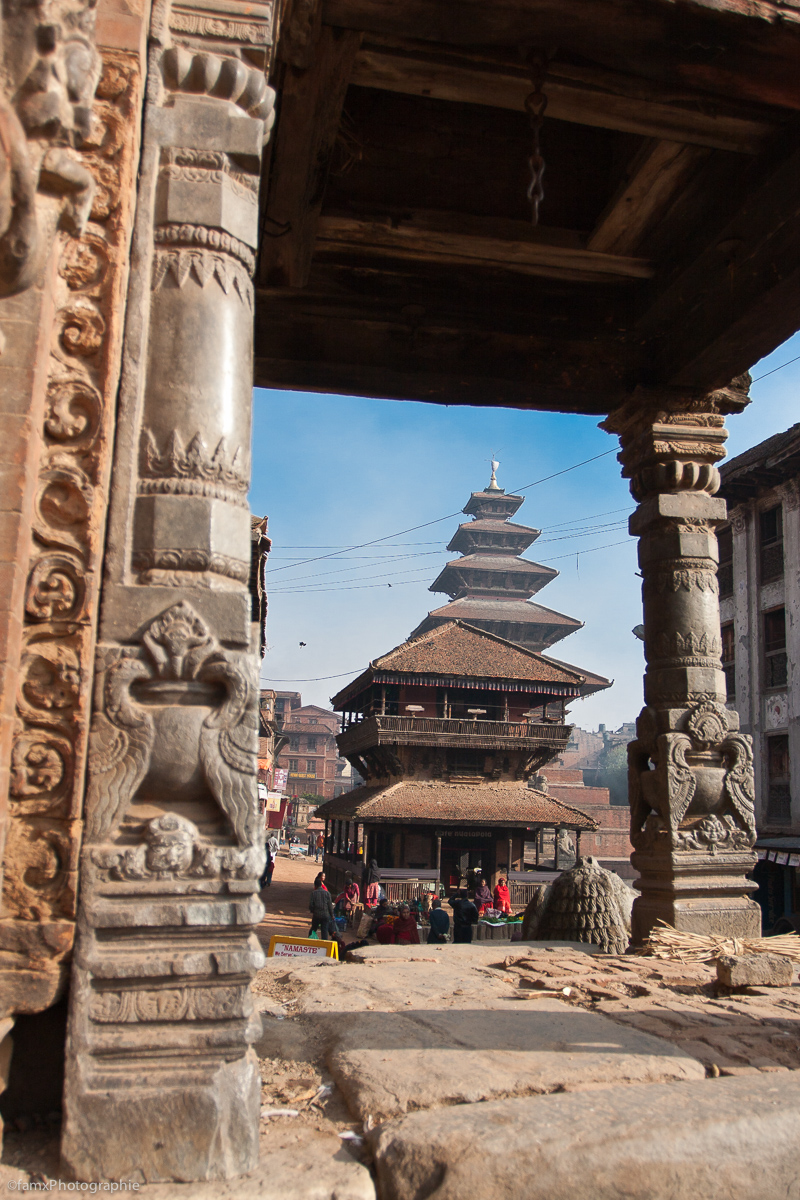 Bhaktapur, Népal, Temple (Famx40dd11_6639)