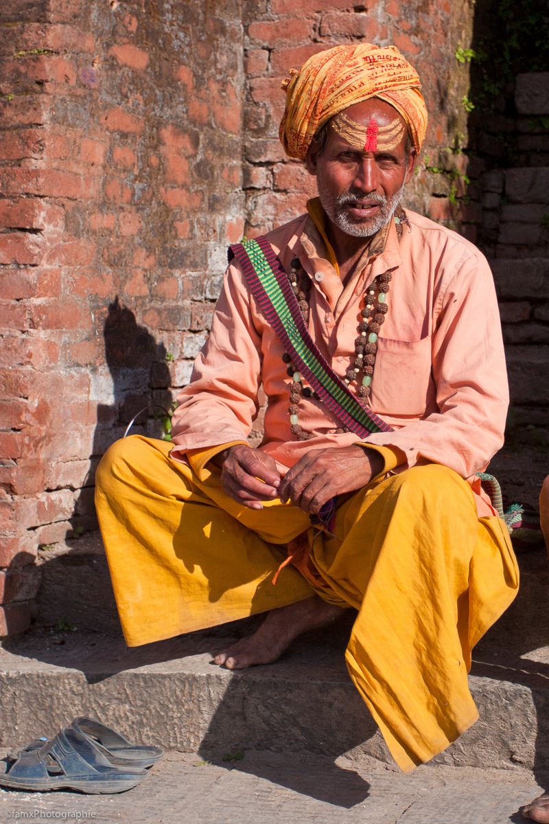Népal, Pashupatinath, Personnage (Famx40dd11_7159)