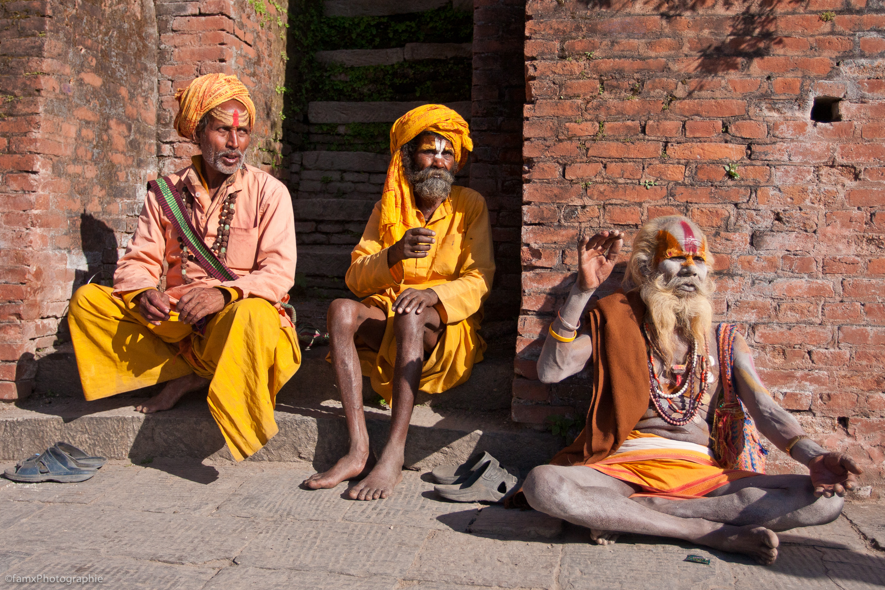 Népal, Pashupatinath, Personnage (Famx40dd11_7160)