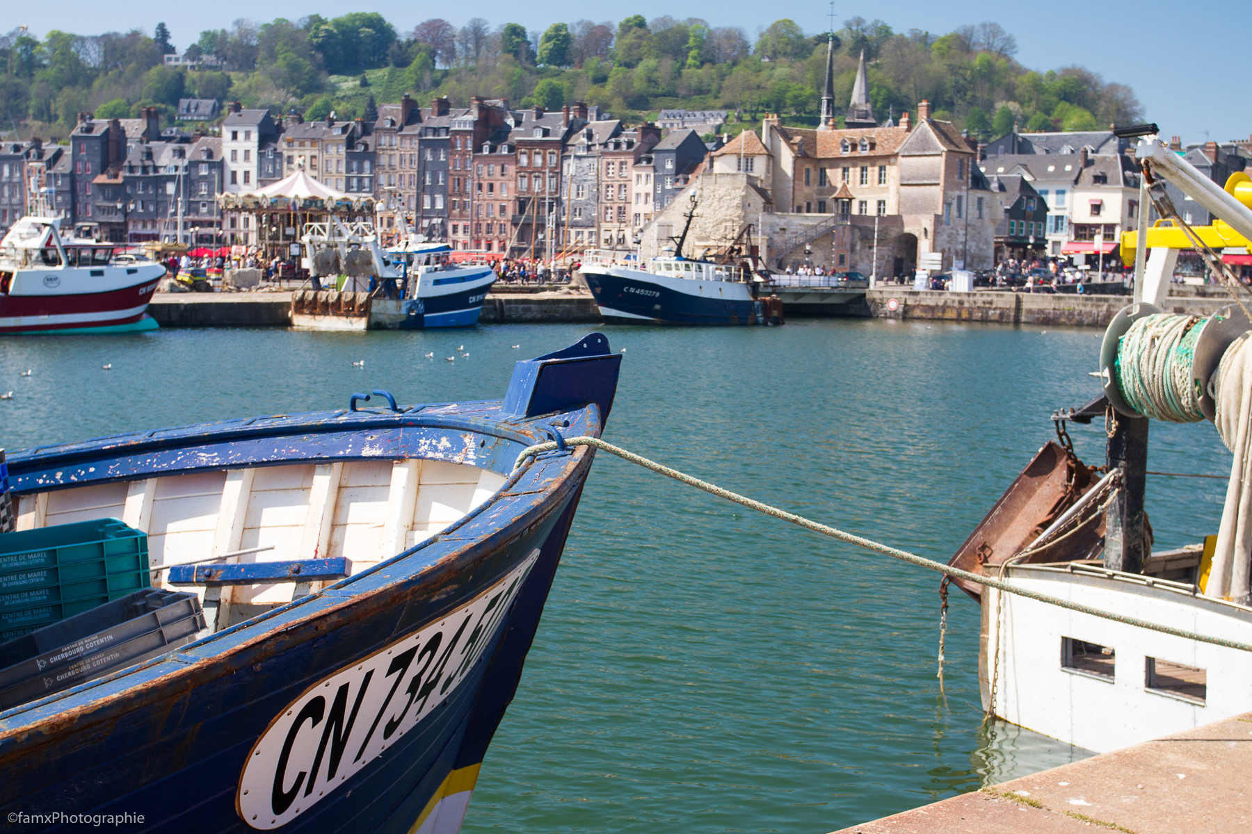 Chalutier, France, Honfleur (Famx7d19_30848)