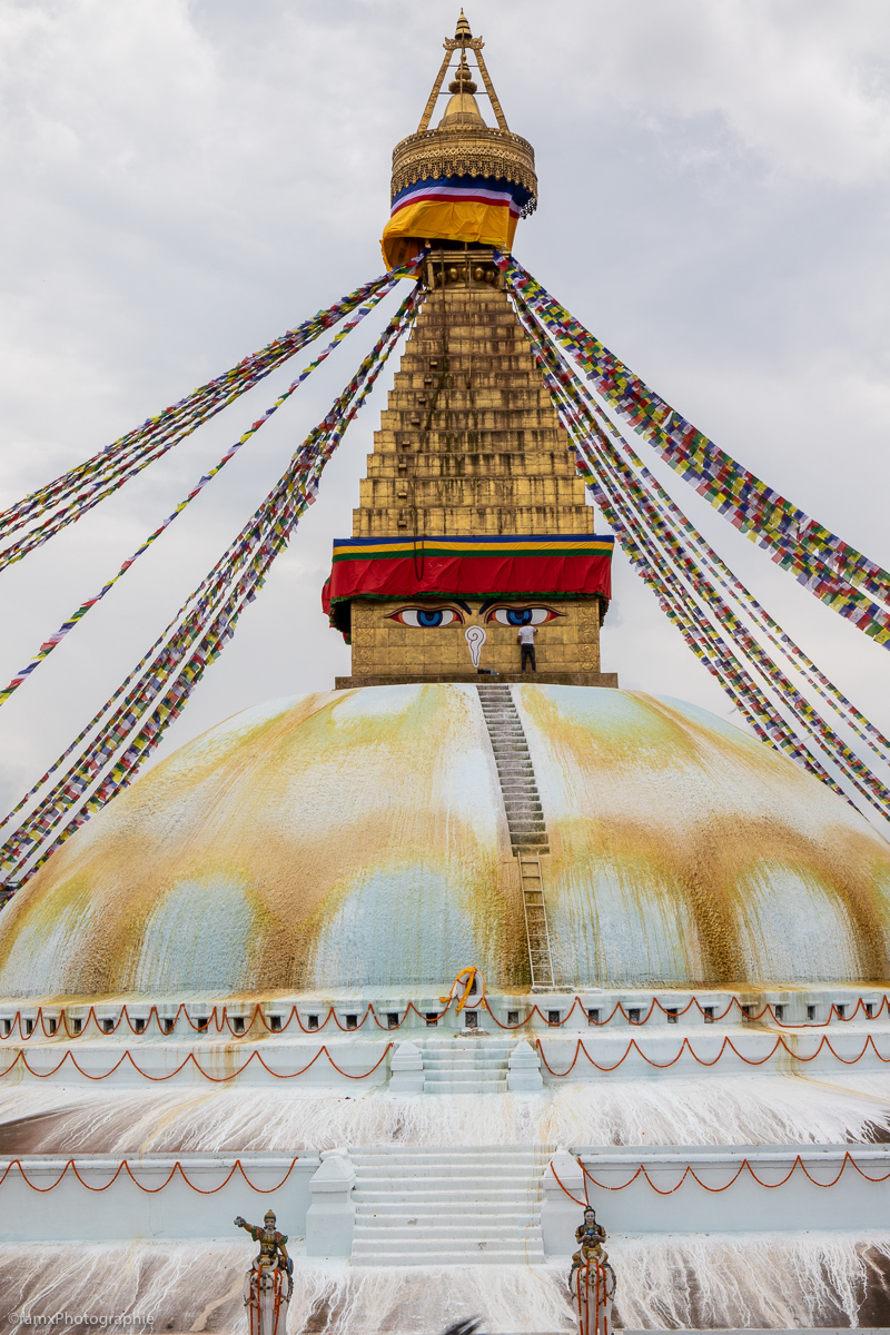 Katmandou, Népal, Stupa de Bodnath (Famx7dII22_2911)