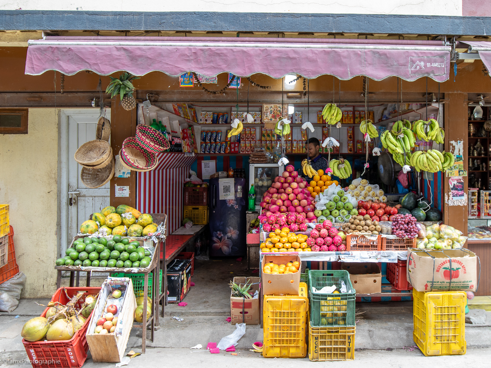 Katmandou, Marché, Népal (Famx7dII22_2921)