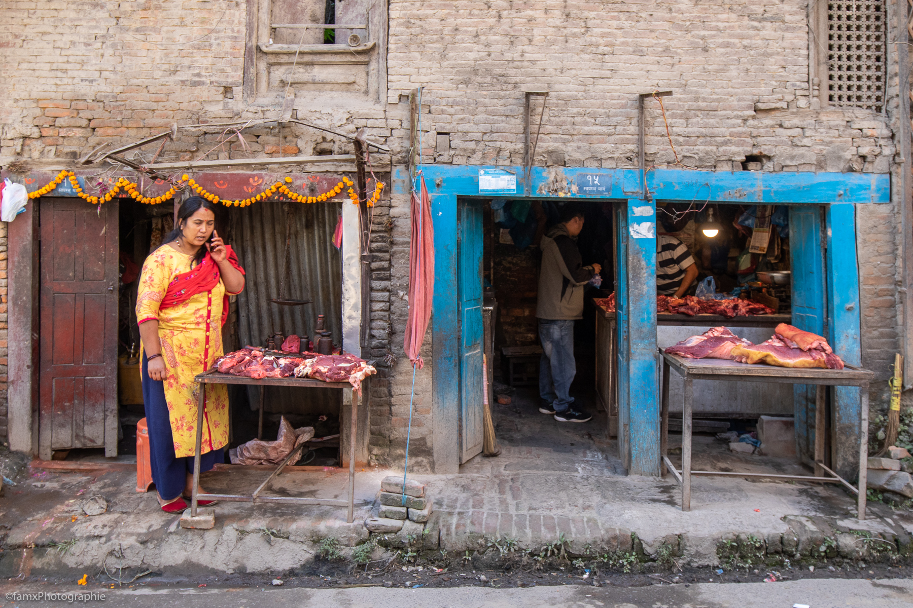Katmandou, Marché, Népal, Personnage (Famx7dII22_4366)