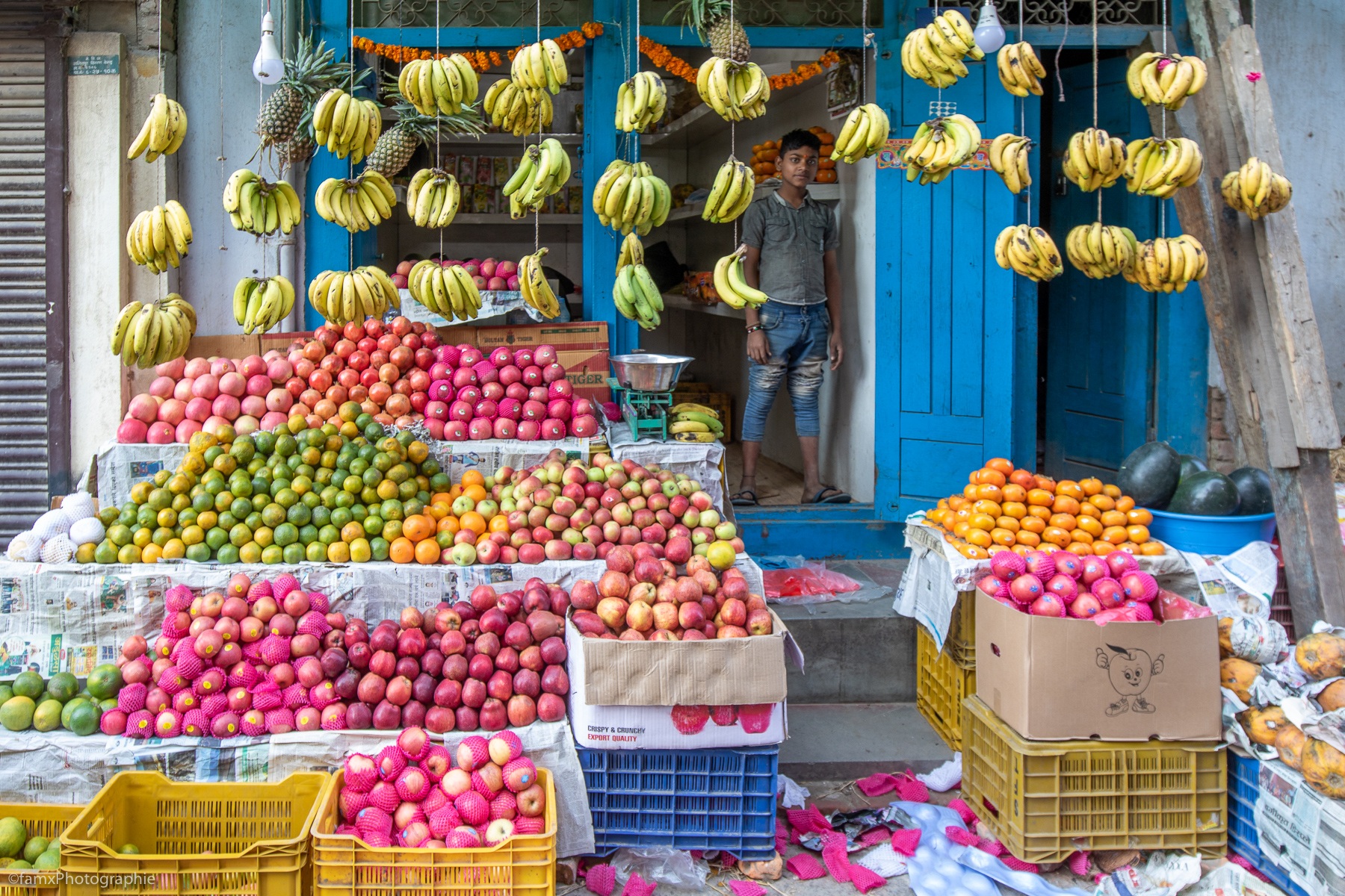 Marché, Népal, Personnage (Famx7dII22_4683)