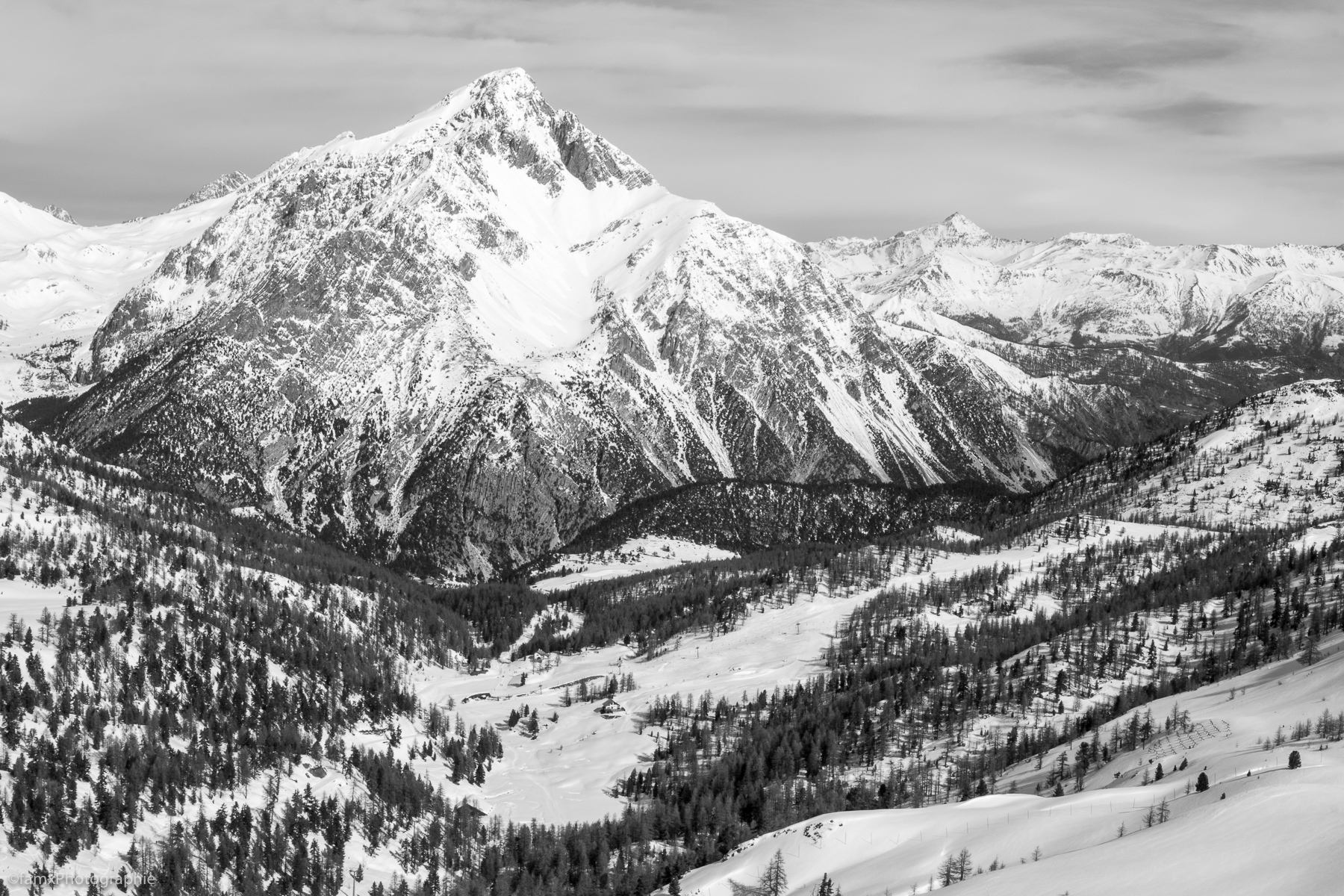 France, Massif du Queyras, Noir & blanc (Famx7dII23_5123)