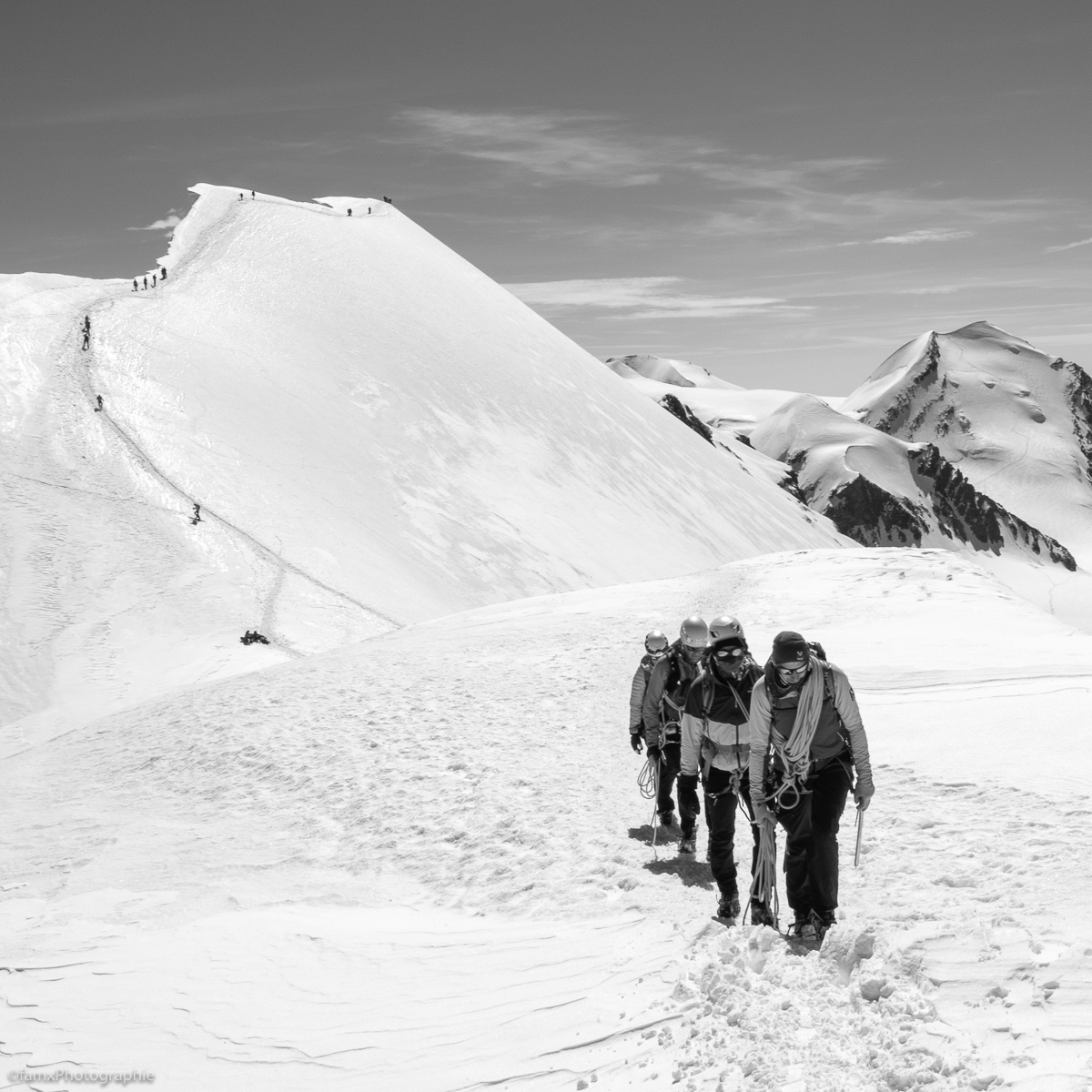 Alpes, Alpiniste, Italie, Noir & blanc, Val d'Aoste (Famx7DdII24_2444-SEP2)