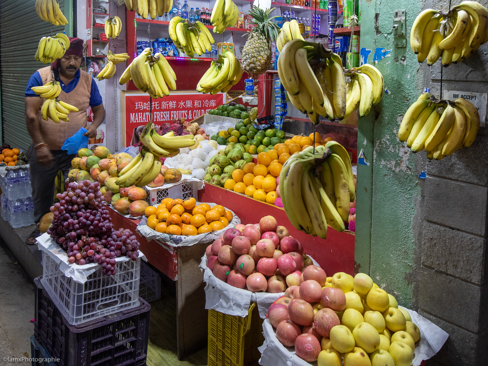 Katmandou, Marché, Népal (Famx7DdII24_4405)