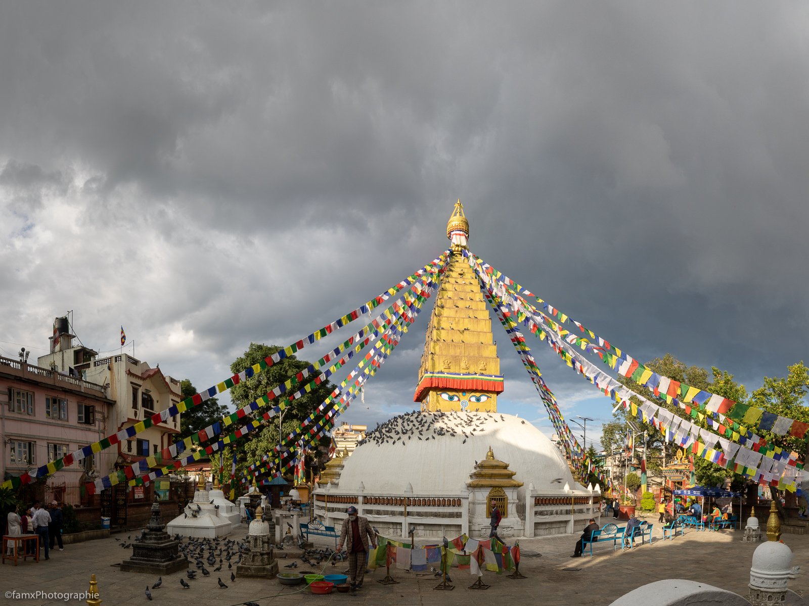 Katmandou, Népal, Stupa (Famx7DdII24_6274-6)