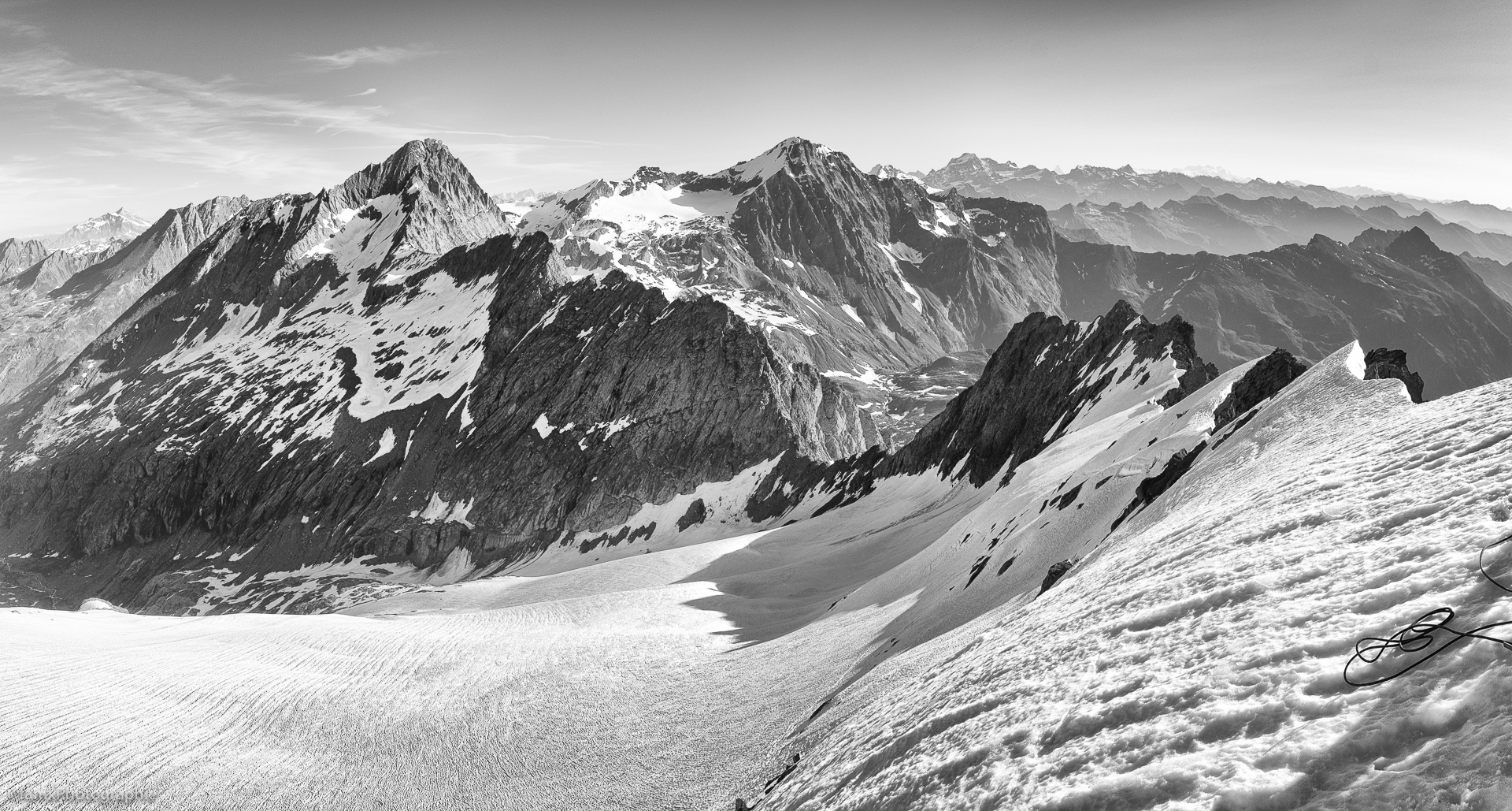 France, Massif de la Haute Maurienne, Noir & blanc (Famx7DdII25_7762-3-SEP2)